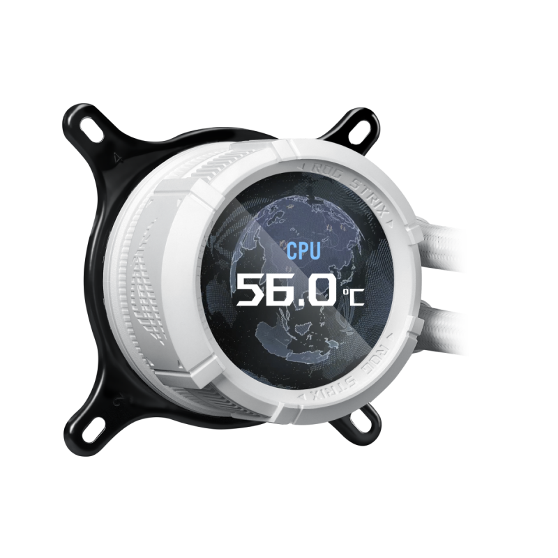 ASUS ROG Strix LC III 360 ARGB LCD CPU Liquid Cooling, 360mm Radiator, 3x ROG STRIX AF-12S ARGB 120mm Fans White ASUS ROG Strix LC III 360 ARGB LCD CPU Liquid Cooling, 360mm Radiator, 3x ROG STRIX AF-12S ARGB 120mm Fans White